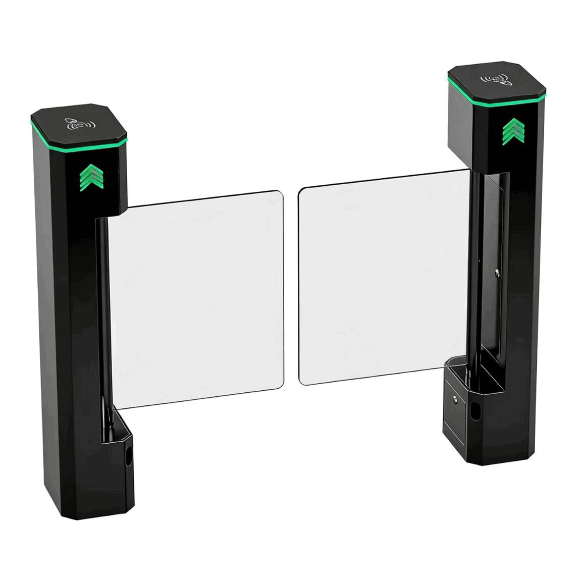 High-Security Swing Barrier Turnstile - Advanced Retail Entrance Management for Supermarkets and Shopping Hubs