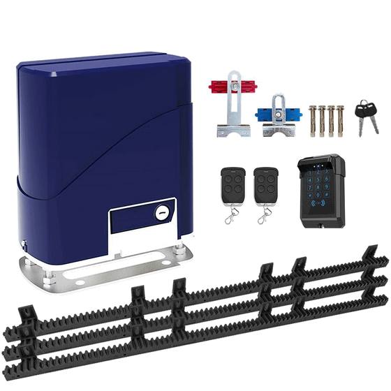 Baroxon 800kg Heavy Duty Sliding Gate Motor - Automatic Electric Gate Opener Kit with Remote Control System for Residential & Commercial Use