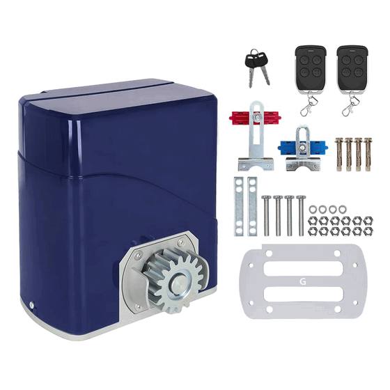 Baroxon 800kg Heavy Duty Sliding Gate Motor - Automatic Electric Gate Opener Kit with Remote Control System for Residential & Commercial Use