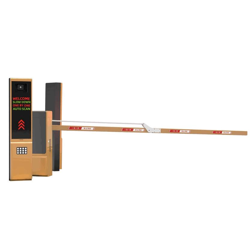 Automatic Parking Control Gate with Traffic Safety Signal Arm - Smart Vehicle Access Control Barrier for Philippine Infrastructure
