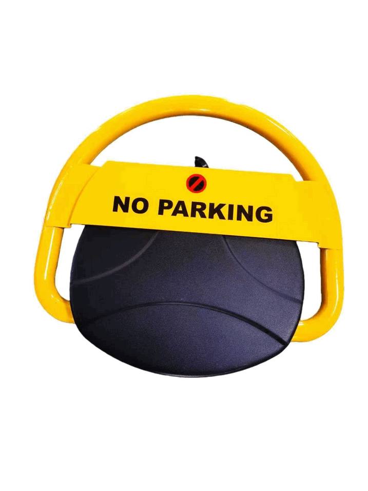 Modern Stainless Steel Parking Barrier - Minimalist Design Automatic Parking Lock for High-End Office Buildings & Corporate Facilities