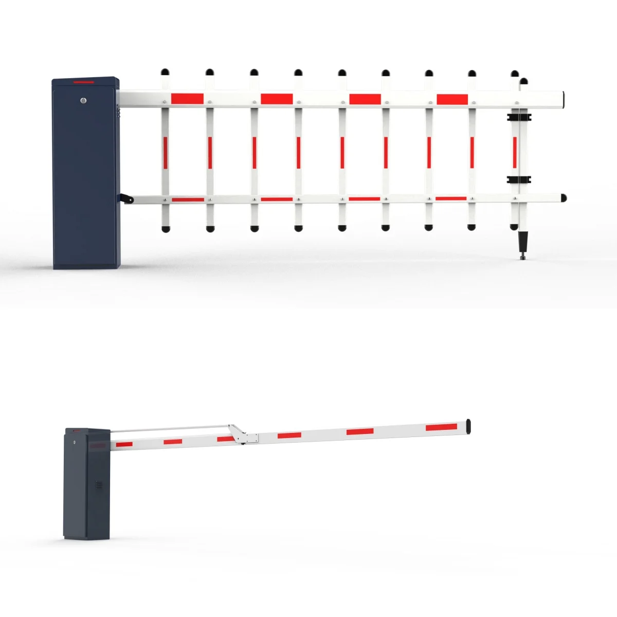 Fast Access DC Articulated Boom Barrier for Access Control - Smart Folding Arm Vehicle Management & Traffic Gate System for Philippine Properties