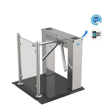 Waist-Height Optical Tripod Turnstile - Intelligent Pedestrian Entry Management System for Efficient Access Control