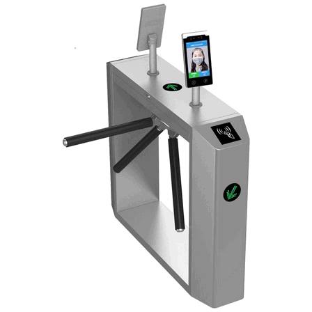 IP68 Waterproof Tripod Turnstile - Heavy-Duty Pedestrian Gate with NFC & QR Code Access for Extreme Outdoor Environments