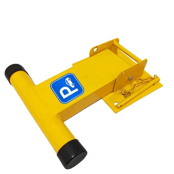 Heavy Duty T-Shape Manual Parking Barrier - 2-Ton Load Capacity Durable Steel Parking Lock for Secure Vehicle Spaces