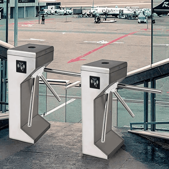 Professional Stainless Steel 304 Tripod Turnstile for Jakarta Offices – High-Security Access Control Gate