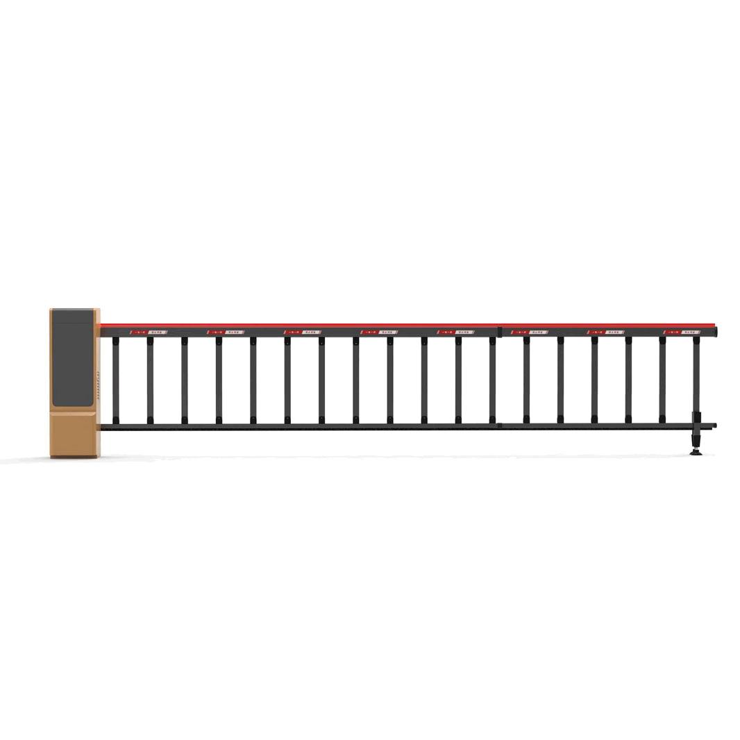 Compact Access Control Boom Barrier with Integrated Smart Recognition Software