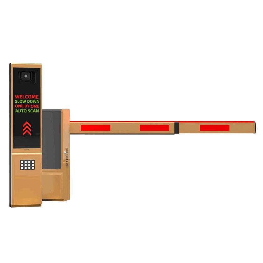 Sistem Parkir LPR TanWholesale Ticketless LPR Parking System with Straight Arm Boom Barrier - Smart Contactless License Plate Recognition Access Control Gate for Philippine Commercial Propertiespa Tiket Grosir Dengan Barrier Batang Lurus