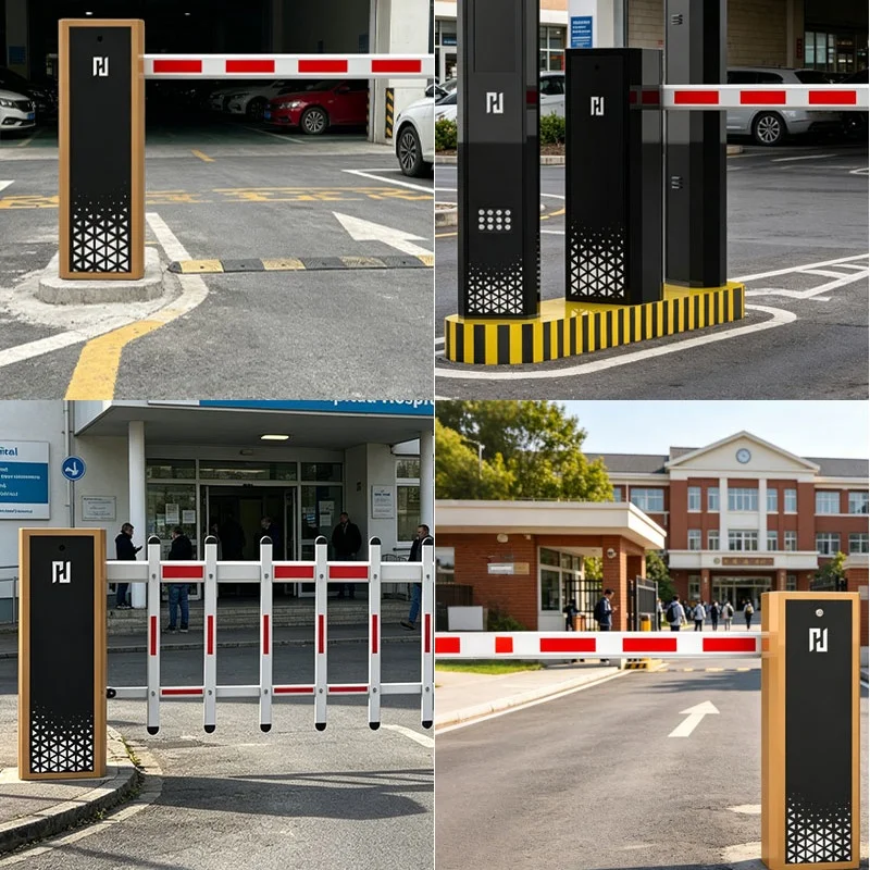 110V AC Remote Control Boom Barrier with Manual Override - Smart Traffic Gate & Motorized Vehicle Access Control System for Philippine Properties