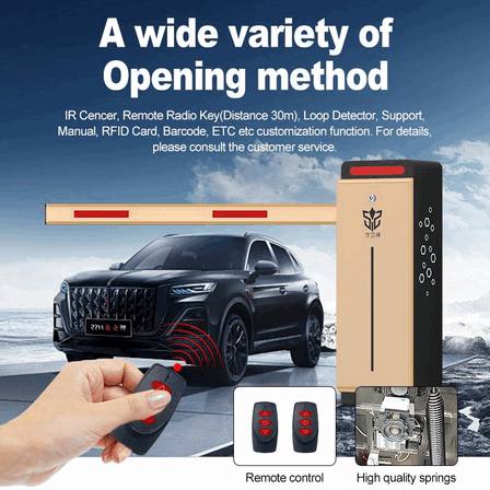 Heavy-Duty 6-Meter Straight Boom Barrier for Industrial Warehouse Access Control