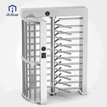 Outdoor Industrial Full-Height Turnstile – Rugged RFID Access Control for Remote & High-Security Sites