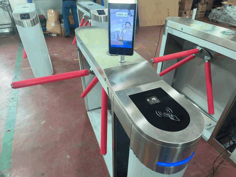 Brushless Motor Tripod Turnstile Gate - IP54 Dust-Proof Access Control with Anti-Tailgating for Office Parking Management