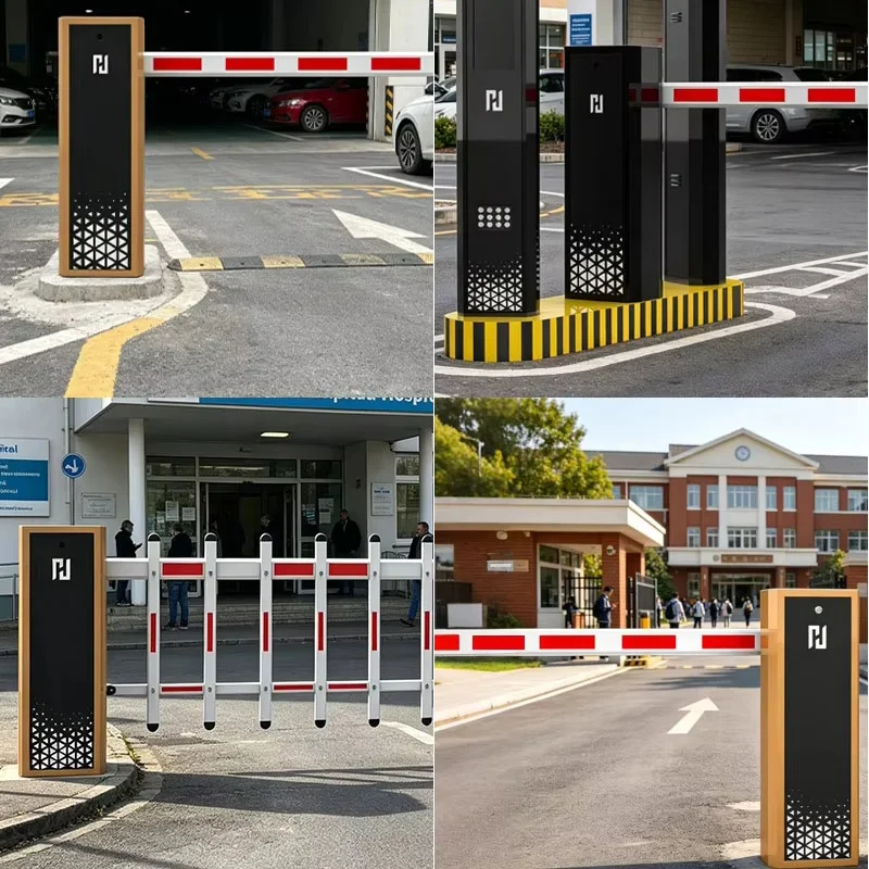 All-in-One LPR Barrier Gate with Straight, Folding & Fence Arm Options - Smart Motorized Vehicle Access Control & Automated Parking System for Philippine Properties