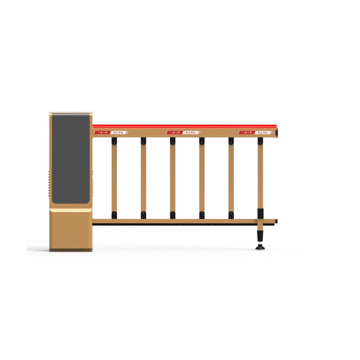 Adjustable 1-6 Meter Boom Barrier for Parking Management - Smart Telescopic Arm Vehicle Access Control & Traffic Gate System for Philippine Properties