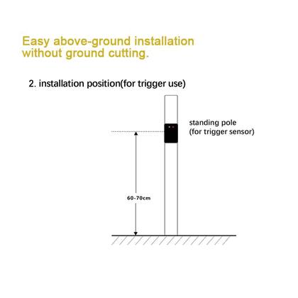 Automatic Sliding Gate System with High-Precision Radar Sensor – Smart Driveway Access Control & Perimeter Security