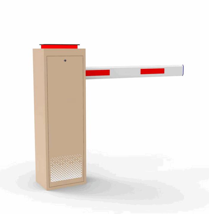 Heavy-Duty All-Metal IC Card Access Boom Barrier – Waterproof Commercial Security Gate for Business Districts