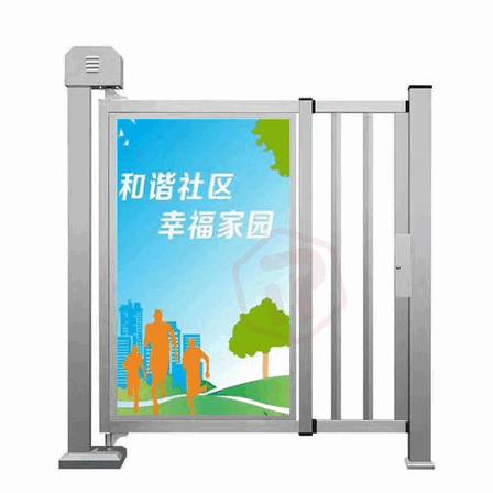 Manual Rotating Advertising Swing Gate – Retail Access Control & Dynamic Branding Display for Shopping Malls