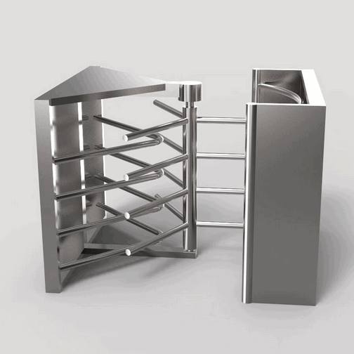 Industrial Full-Height Turnstile – Heavy-Duty Security Gate for Factories, Construction Sites, and Critical Infrastructure