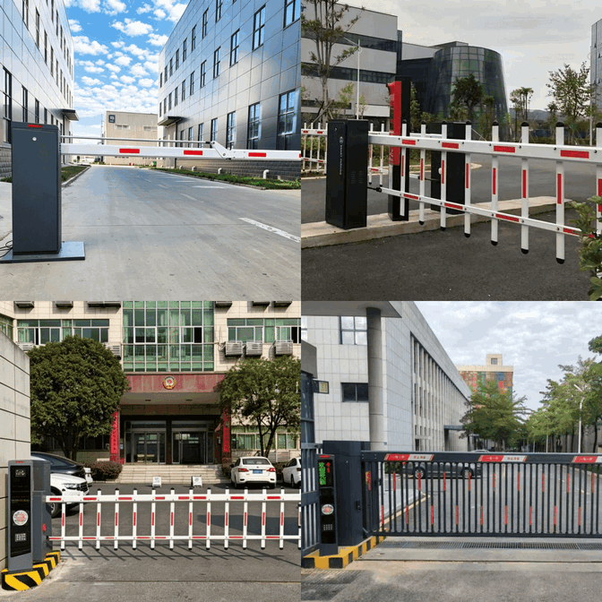 High-Efficiency Brushless Motor Boom Barrier for Commercial Mall Parking Management