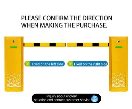 Smart Parking Boom Barrier Gate with Integrated RFID Digital Access Control System